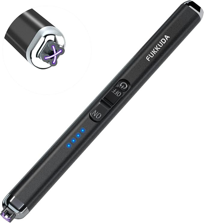 FUKKUDA Upgraded Dual Arc Electric Candle Lighter - USB Rechargeable, Windproof Flameless, Ideal ... | Amazon (US)