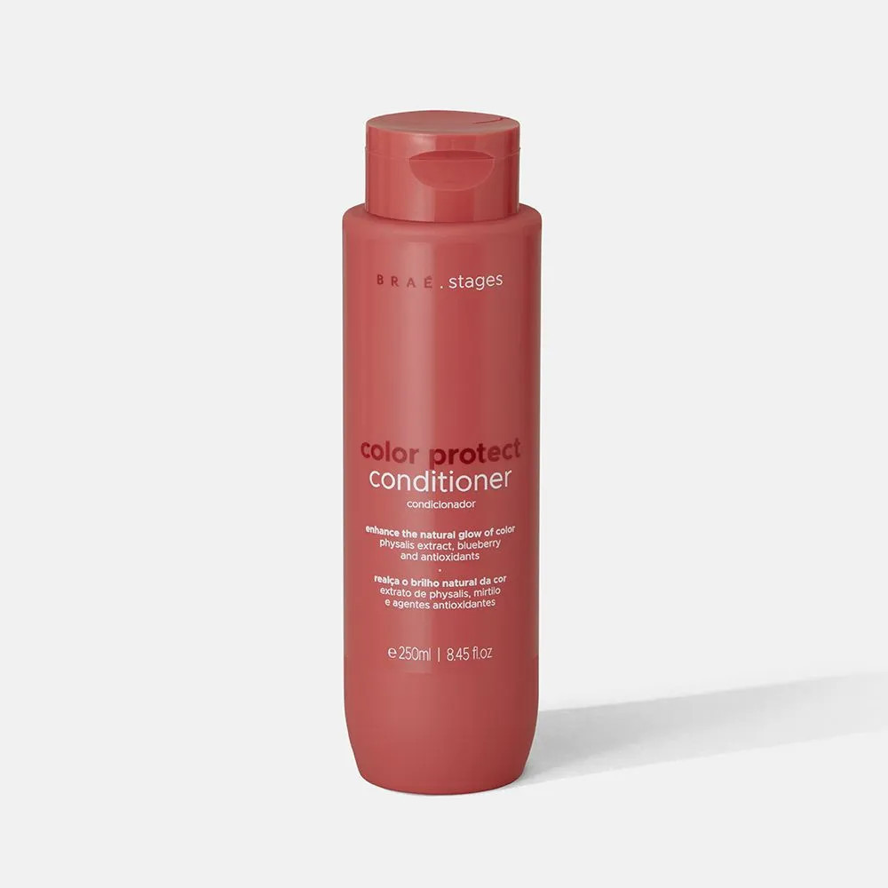 CONDICIONADOR CABELOS COLORIDOS BRAÉ STAGES COLOR PROTECT 250ML | Braé (BR)