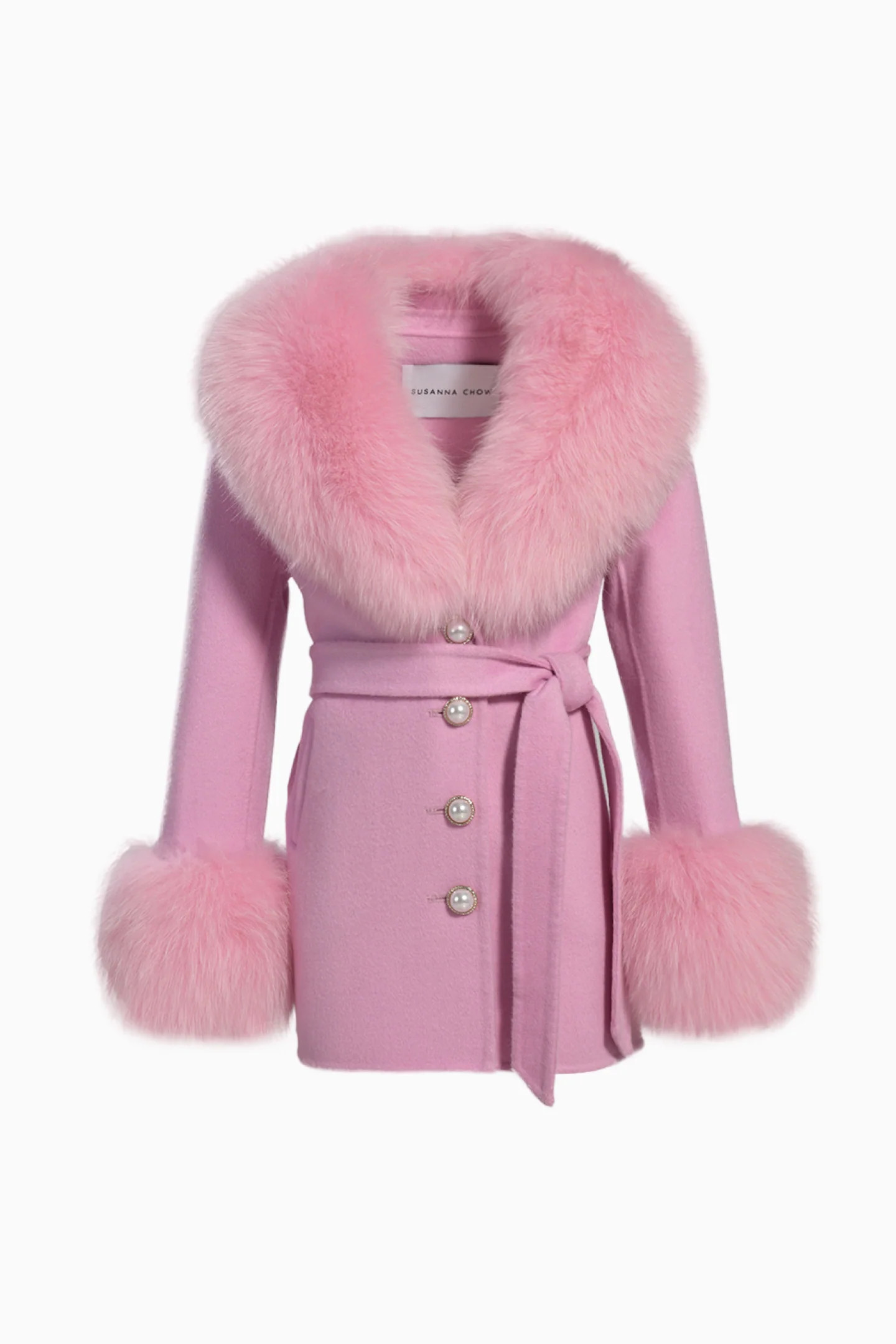 Susanna Chow Kids Mini Jojo Cashmere Coat | LoveShackFancy