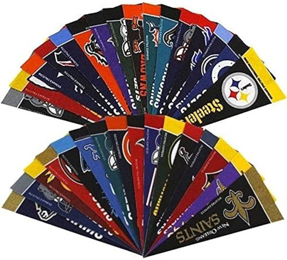 NFL Football 4 x 9 Mini Pennant Banner Flag 32 Team Complete Set Fan Cave Decor | Amazon (US)