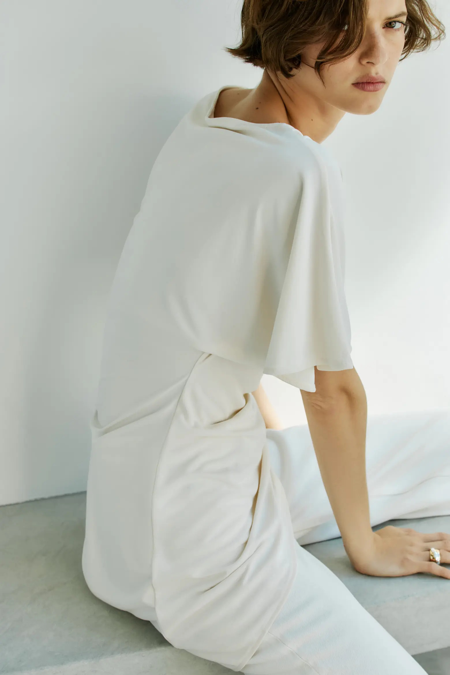 Asymmetric Butterfly-sleeved Top (Women) | Nordstrom | Nordstrom