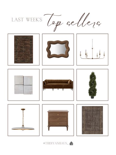 This week’s top sellers! You guys have been loving these vintage inspired washable rugs from Ruggable. My entryway mirror, our kitchen pendants, and our new backsplash tile were all top sellers! 

#LTKstyletip #LTKhome