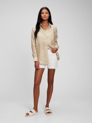 Linen Boyfriend Shirt | Gap (US)