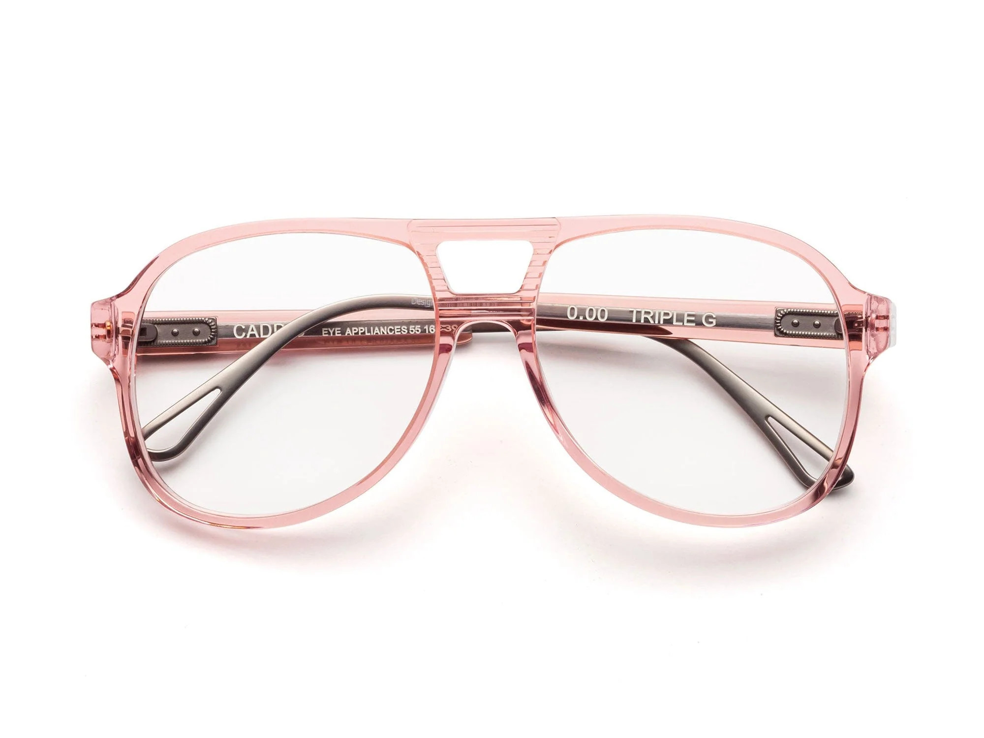 Triple G Reading Glasses - Polished Pink and Vodka | Caddis | CADDIS
