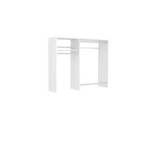 36 in. W - 60 in. W White Wood Closet System | The Home Depot