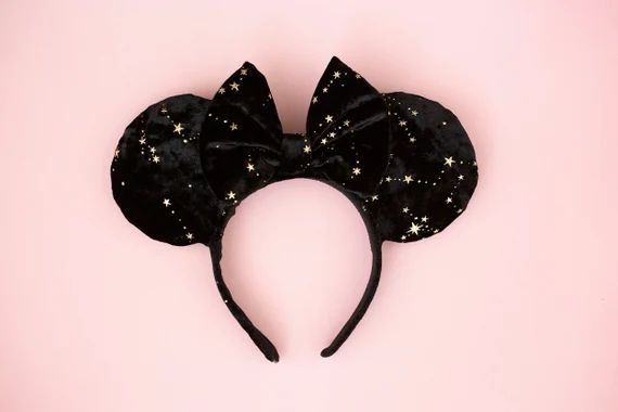 Star Wars Inspired Black Velvet Disney Ears - Etsy | Etsy (US)