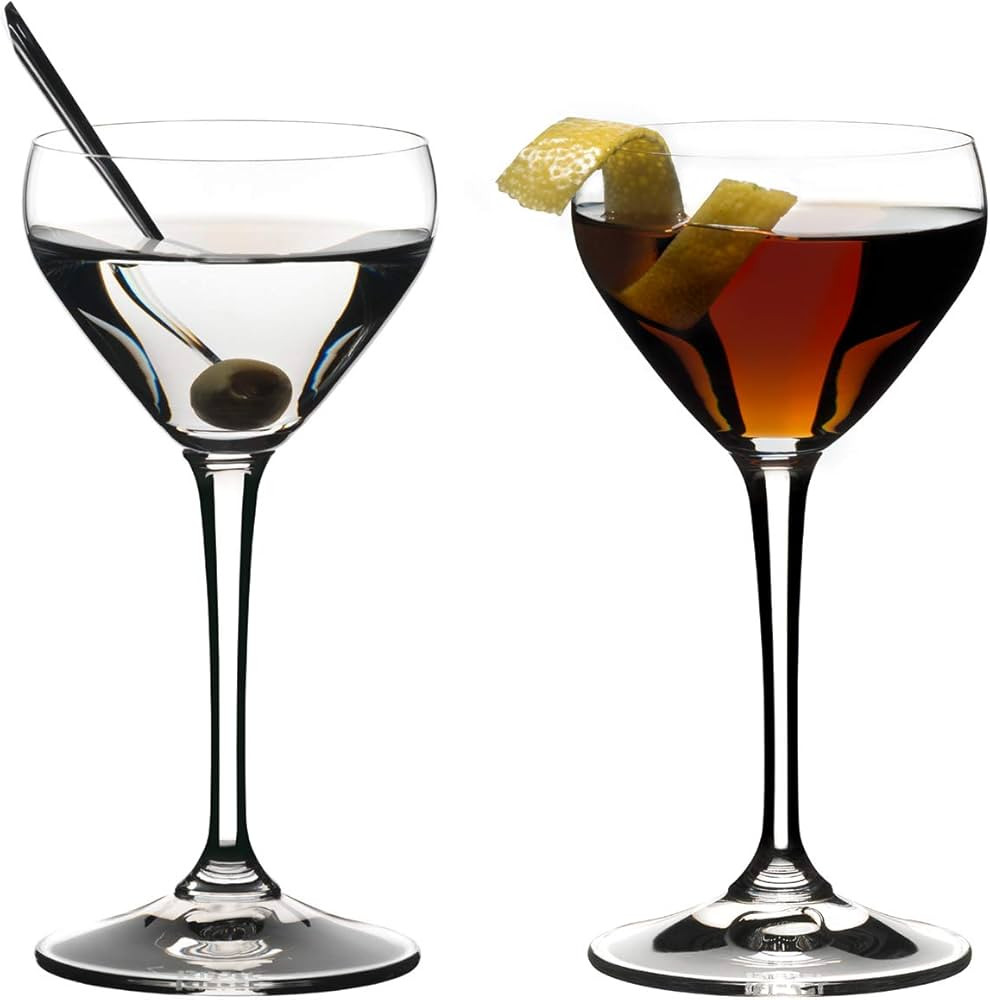 Riedel Drink Specific Glassware Nick & Nora Cocktail Glass 2 Count (Pack of 1) | Amazon (US)