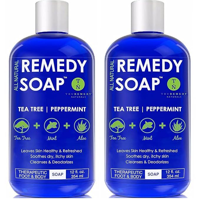 Remedy Soap Pack of 2, Helps Wash Away Body Odor, Soothe Athlete’s Foot, Ringworm, Jock Itch, Y... | Amazon (US)