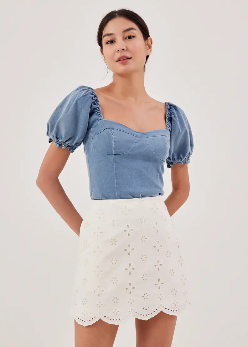 Aeris Broderie Skort | Love, Bonito USA