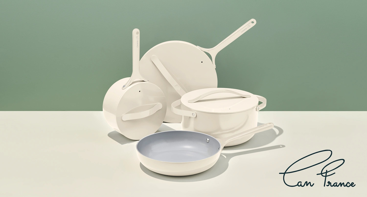 Cookware Sets, Pots and Pans Set, Non-Stick Kitchen Ceramic Cookware Set, Non-Toxic Coated, Nonst... | Caraway