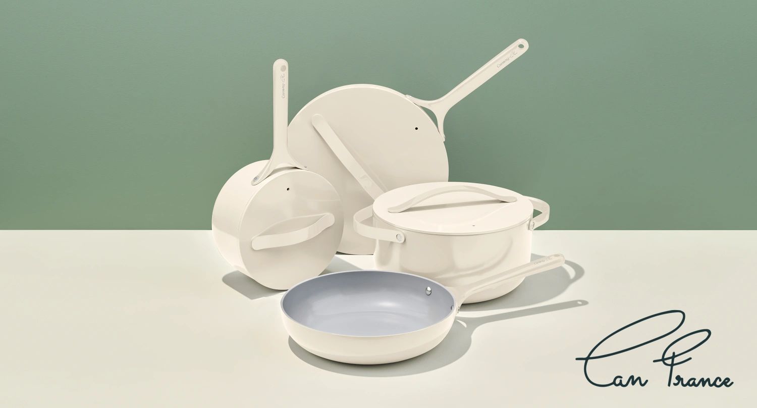 Cookware Sets, Pots and Pans Set, Non-Stick Kitchen Ceramic Cookware Set, Non-Toxic Coated, Nonst... | Caraway