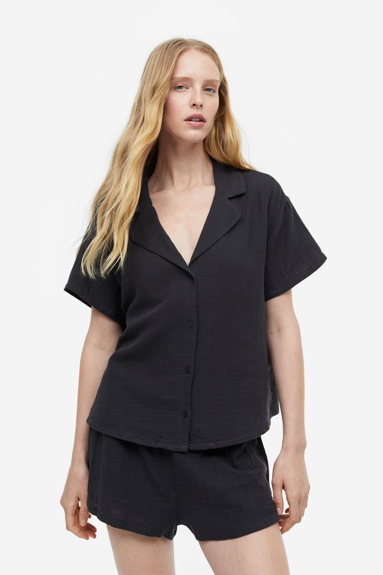 Cotton Muslin Pajamas | H&M (US + CA)