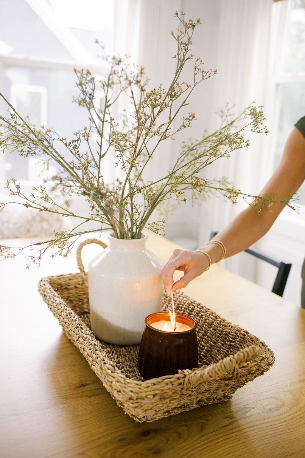  Winter table centerpiece, spring faux stems, faux florals, winter faux stems, spring home decor, spring decorating, table, table centerpiece 

#LTKHome