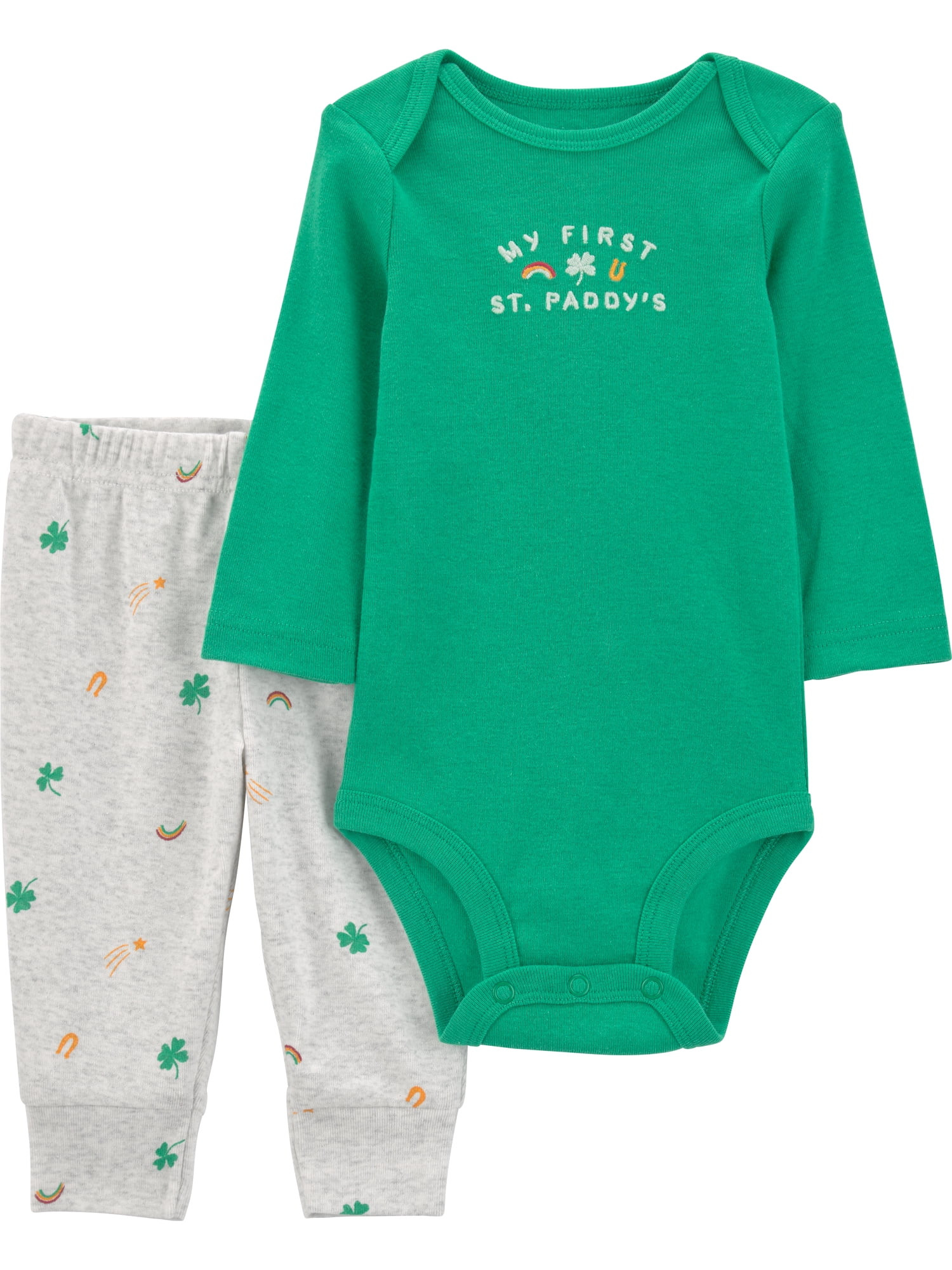 Carter's Child of Mine Baby St. Patrick's Outfit Set, 2-Piece, Sizes Newborn-12 Months | Walmart (US)