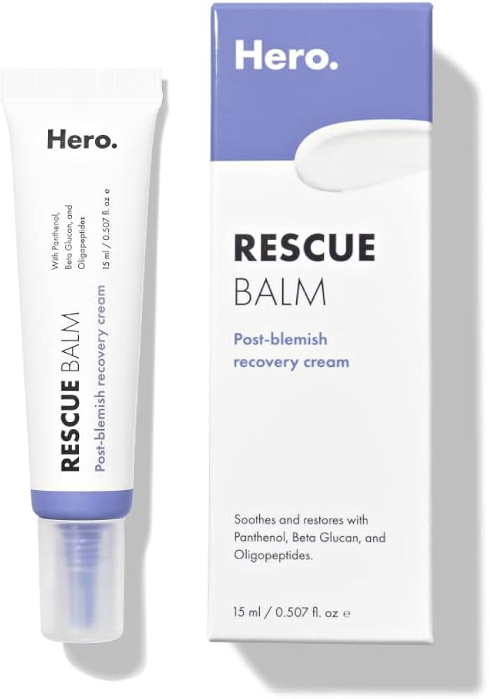 Rescue Balm Post-Blemish Recovery Cream from Hero Cosmetics - Intensive Nourishing and Calming for D | Amazon (US)