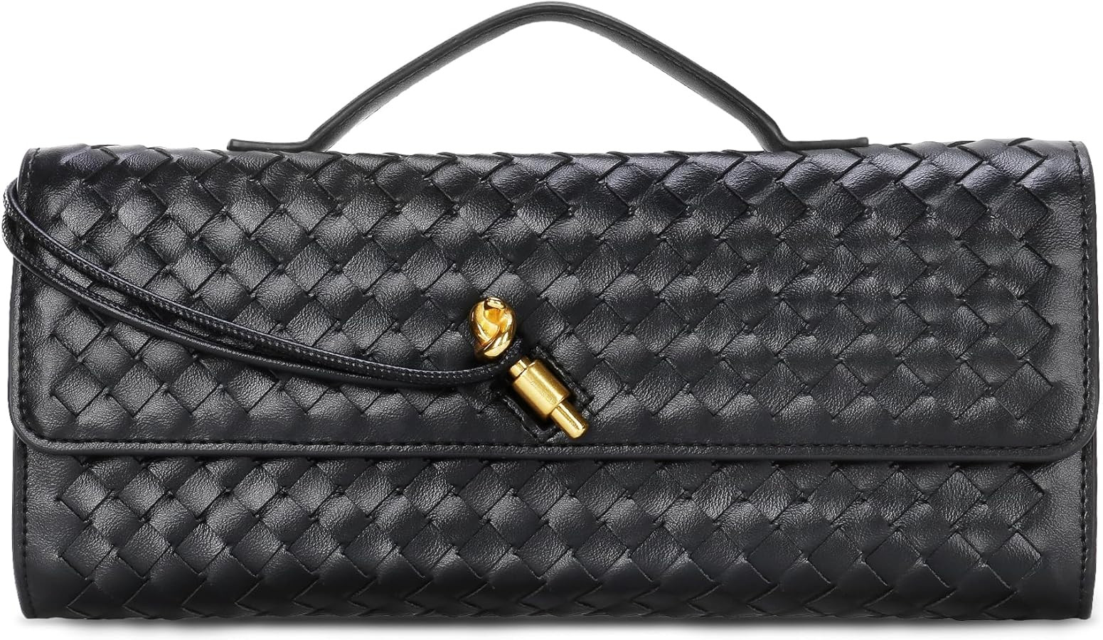 Trendy Woven Evening Clutch Purses,Women Underarm Shoulder Handbag,Formal Satchels Crossbody Purs... | Amazon (US)
