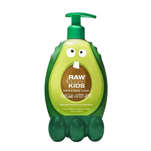 Raw Sugar Kids Lotion - Avocado & Green Apple - 12 fl oz | Target