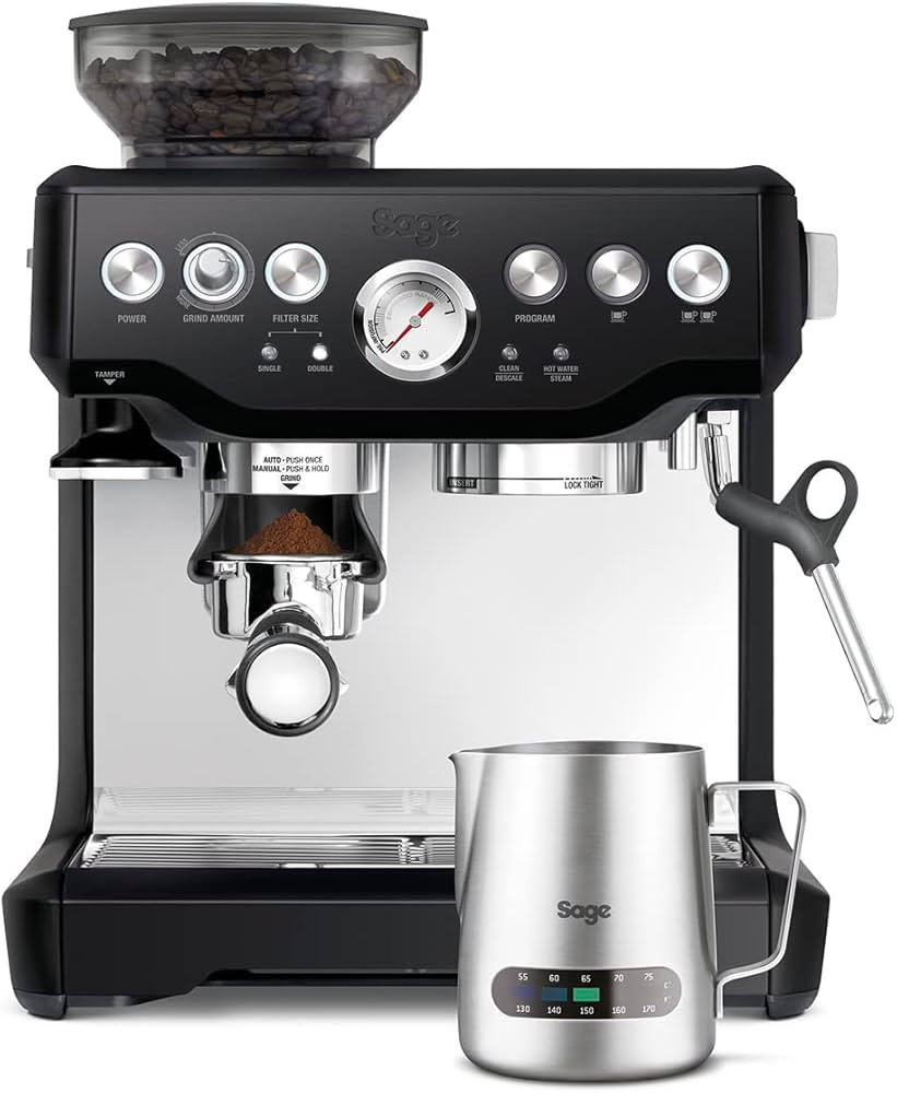 Sage - The Barista Express - Bean to Cup Coffee Machine with Grinder and Milk Frother, Black Truf... | Amazon (UK)