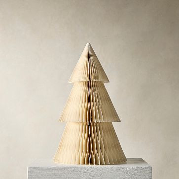 Neutral Decorative Paper Tabletop Trees | West Elm (US)