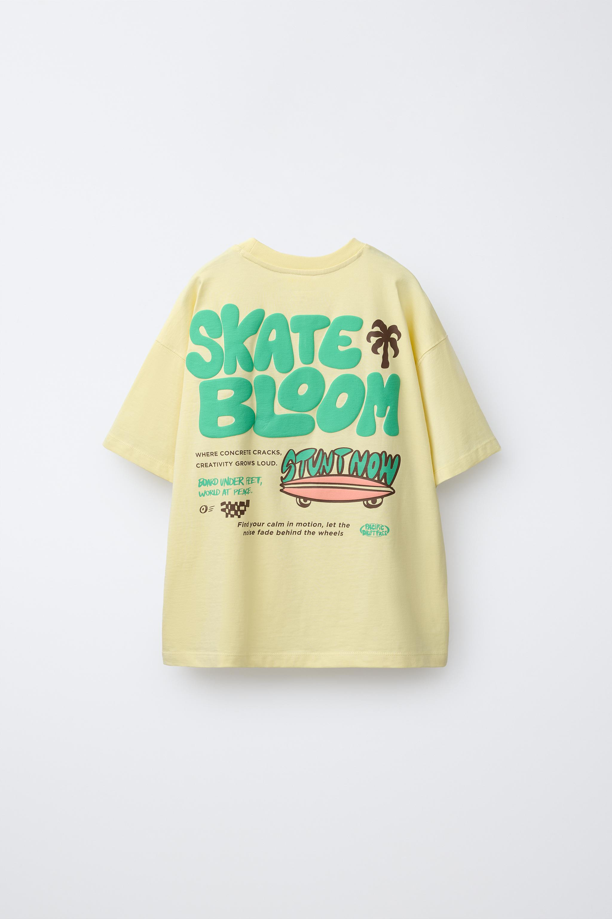 RAISED PRINT T-SHIRT | Zara US