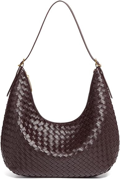 Shoulder Handbags Shoulder Bag for Women Totes Woven Vegan Leather Bag Hand Bag Working Lightweig... | Amazon (US)