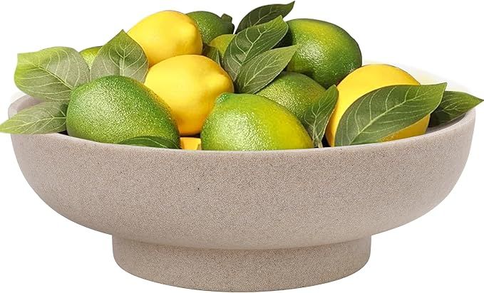 Large Decorative Bowl, Modern Handicraft Bowls for Home Decor, Decorative Fruit Bowl for Kitchen ... | Amazon (US)