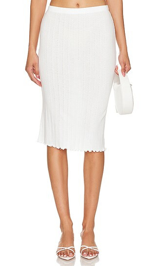 Lottie Skirt in White | Revolve Clothing (Global)
