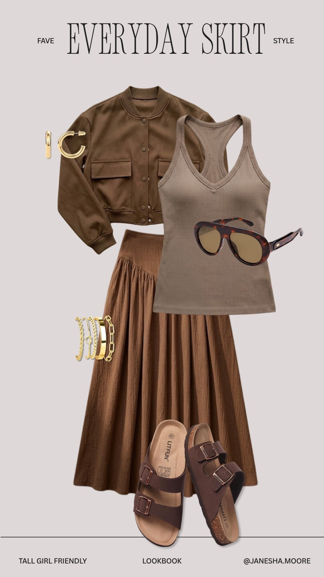 Fave Everyday Skirt Style | 5'9 200 lbs wearing medium skirts, medium in tops and tanks. perfect for everyday, work, church!

#LTKootd #LTKTall #LTKMidsize