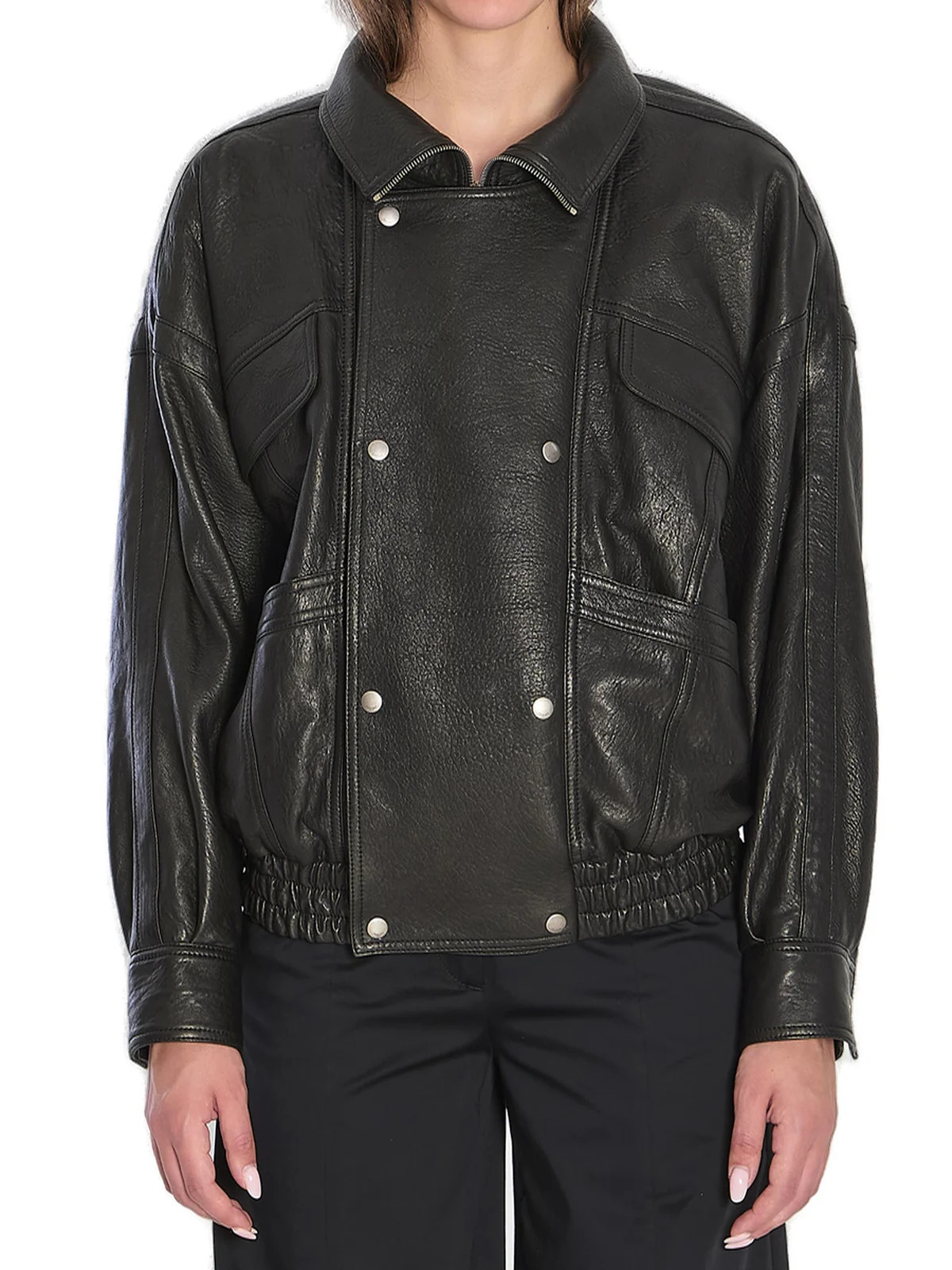 Saint Laurent Zip-Up Bomber Jacket | Cettire Global