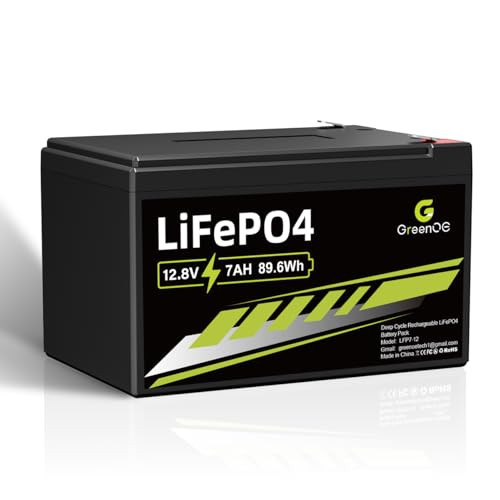 12.8V 7Ah Lithium LiFePO4 Battery - 2000+ Cycles, Lightweight, Built-in BMS, Ideal for Solar Syst... | Amazon (US)