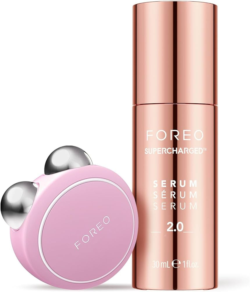 FOREO Anti Aging Starter Kit - BEAR Mini + Serum Serum Serum 30ml, Microcurrent Facial Device, In... | Amazon (US)