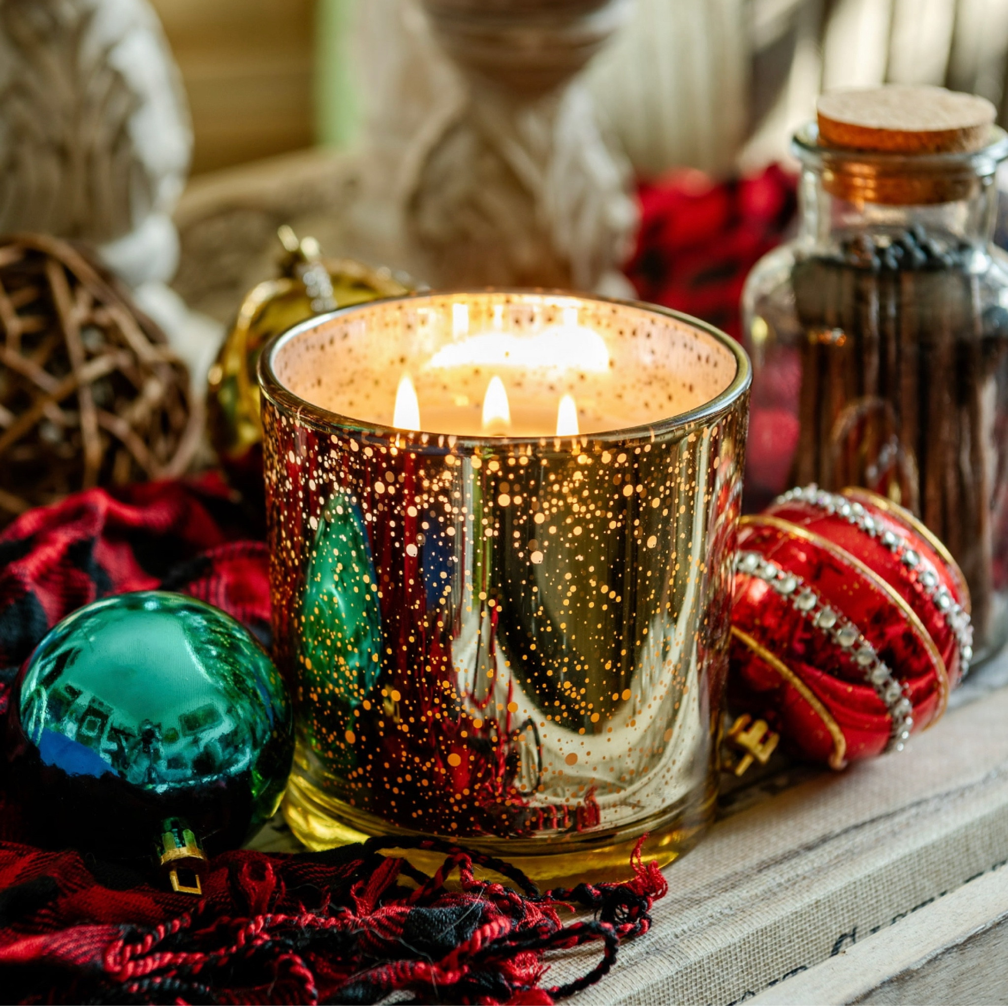 Sofia Home 3-Wick Candle at Walmart! ✨ beautiful as a decor piece also 🤍

#LTKHoliday #LTKSeasonal #LTKhome