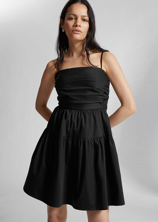 Babydoll Pleated Bodice Dress | & Other Stories US