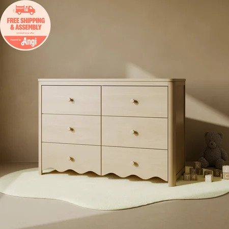 Art of Nursery by Storkcraft Casablanca 6 Drawer Nursery Dresser, Driftwood | Walmart (US)