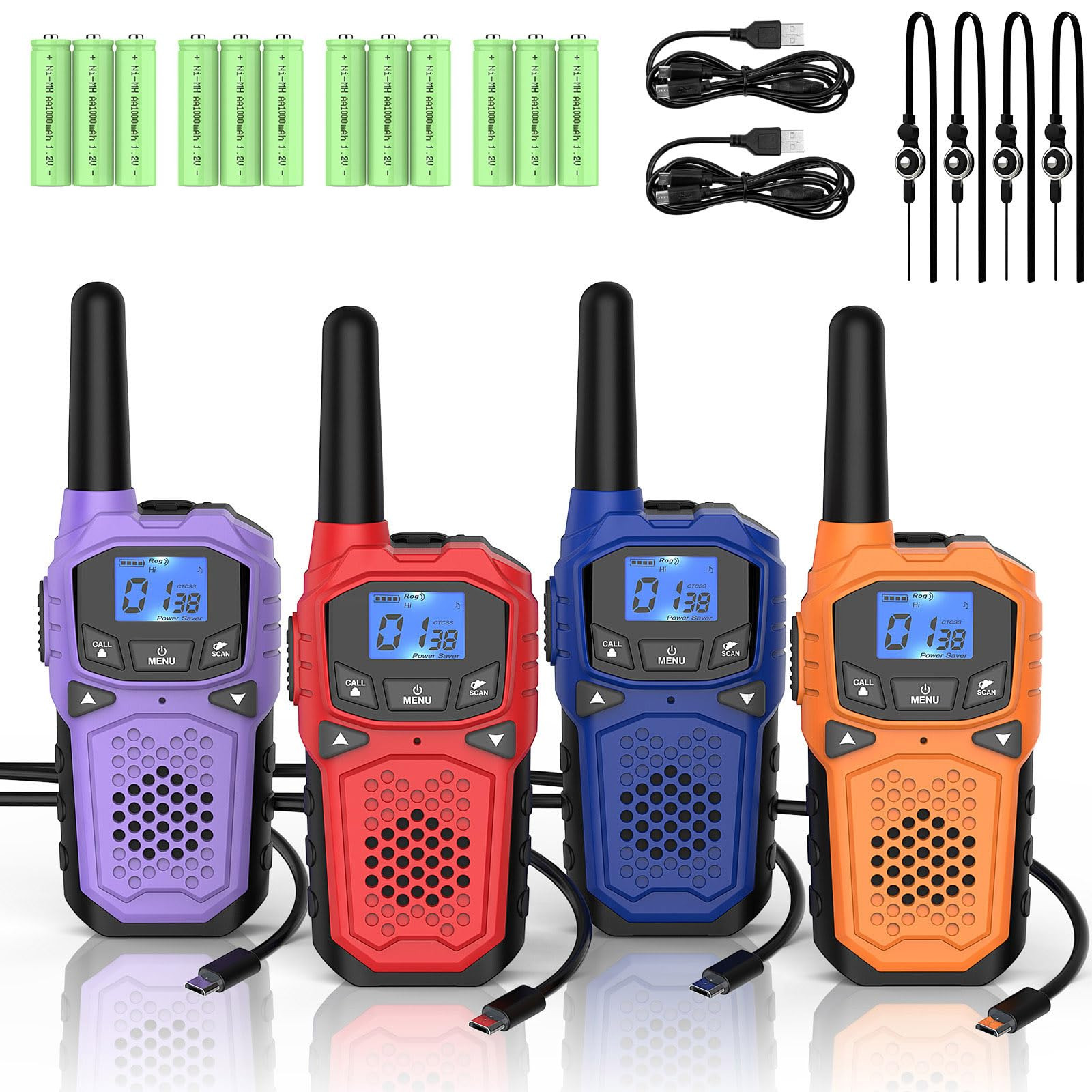 Walkie Talkies for Adults- WokTok Long Range 2 Way Radio for Camping Hiking Hand Held Hiking Acce... | Amazon (US)