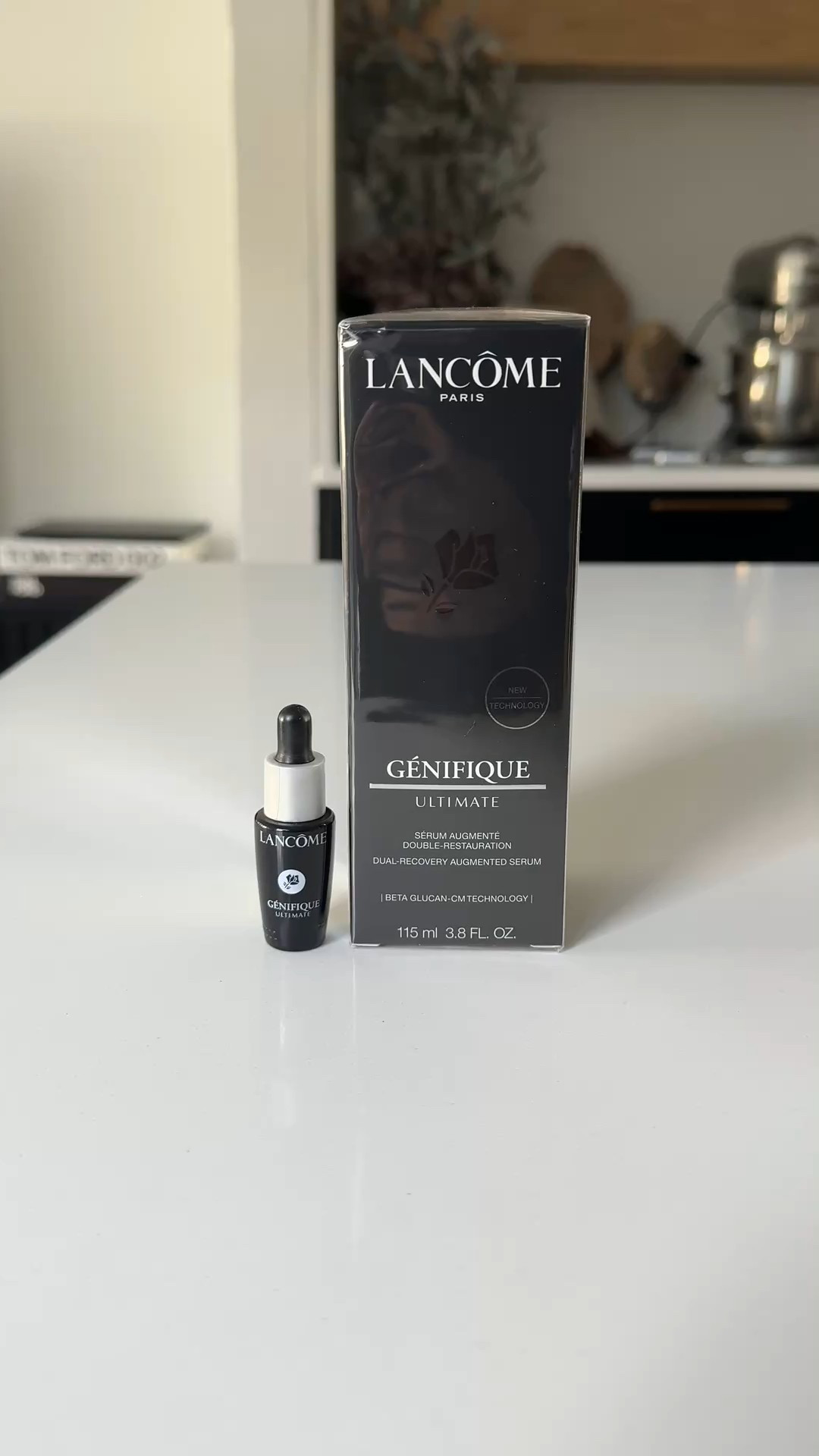 Lancome Génifique 3.8 oz ultimate serum jumbo and travel size bow 46% off 
