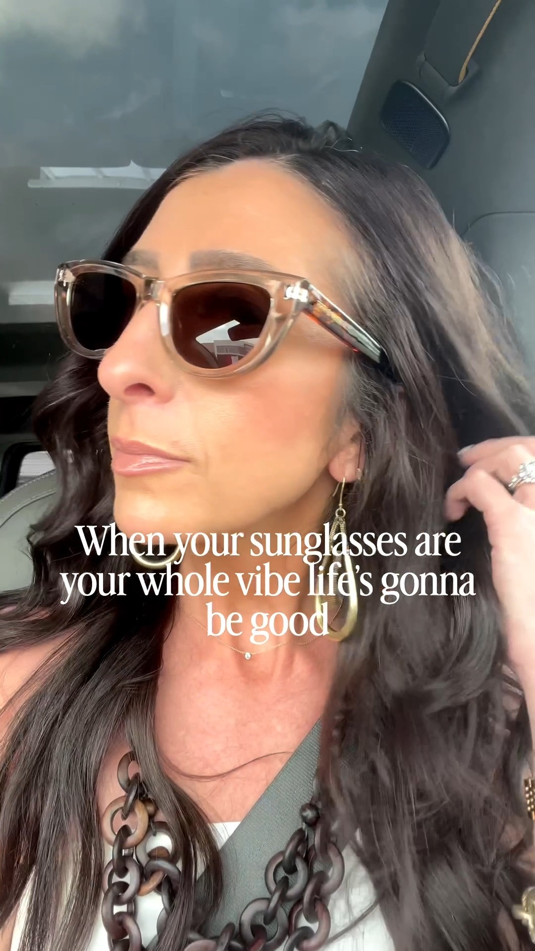 Cat-Eye sunglasses are a vibe  🕶️

#LTKOver40 #LTKSaleAlert #LTKootd