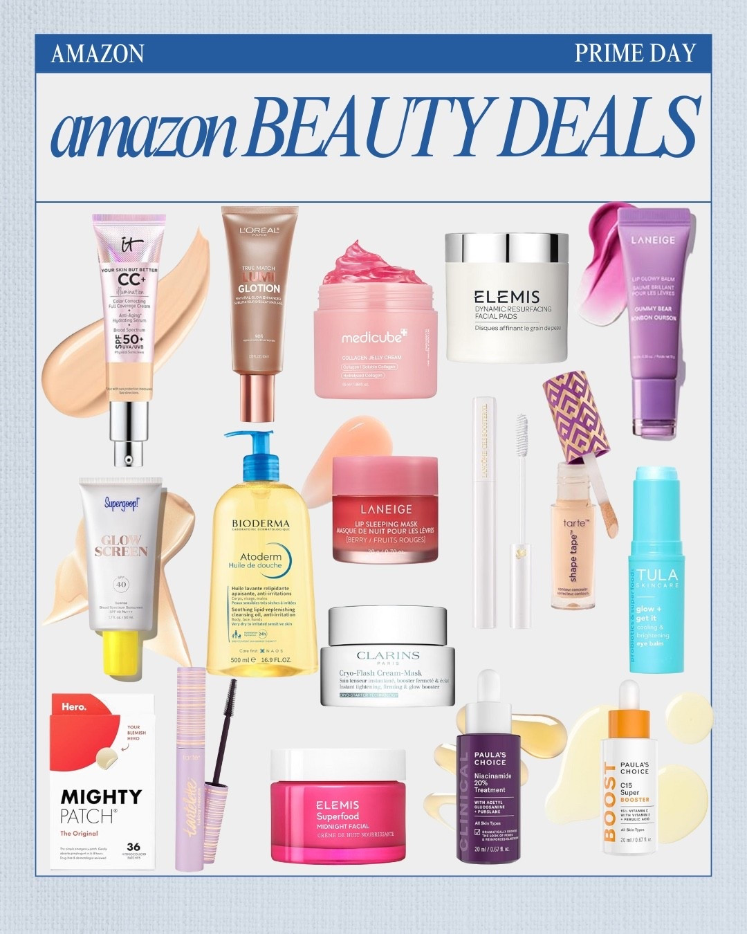Amazon Beauty Deals are that girl this Prime Day 💅🏼🛍️
Stocking up on the skincare + makeup, because why not get it on sale? Everything’s linked in my LTK!

Amazon. Prime Day. Skincare. Beauty. Must Haves, Makeup. Mascara. Masks. Moisturizer. Sale Finds. Luxury Beauty. Affordable Beauty. Trending. Best Sellers. 

#LTKBeauty #LTKActive #LTKTravel