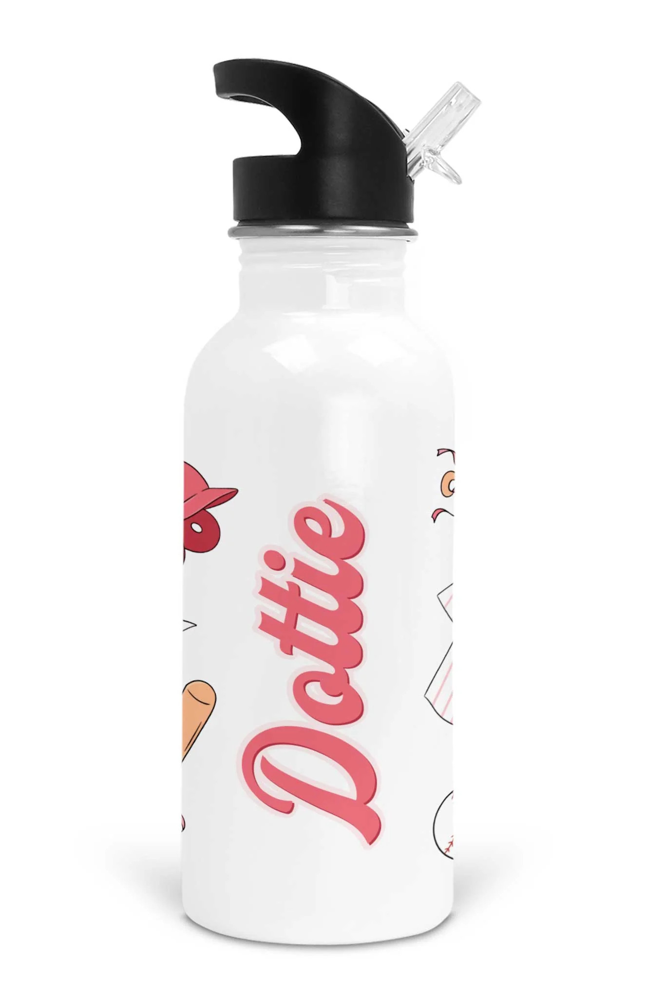 Ballpark Babes Personalized Kids Water Bottle | Caden Lane