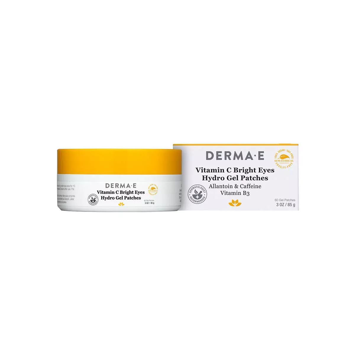 derma e Vitamin C Bright Eyes Hydro Gel Patches - 60ct | Target