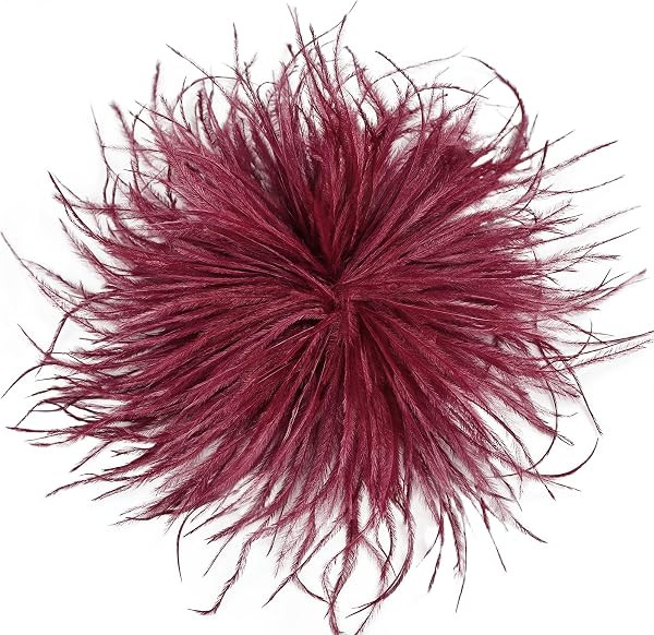 Feather Flower Brooch Pin 150mm Elegant Floral Lapel Pin for Women Men Suit Dress Shawl Accessory for Wedding Party Banquet Dance Banquet Fashion Jewelry Clothes Accessories | Amazon (US)