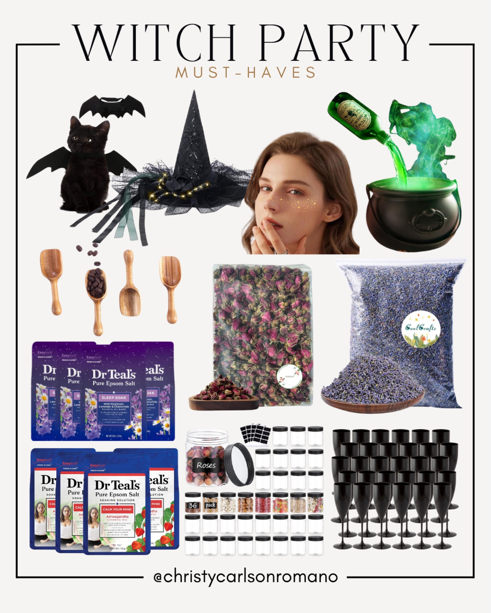 Get your witchy vibes on with these party must-haves. Whether you're doing a witch party or a Halloween get-together, make your spooky celebrations extra special with these finds!
#halloweendecor #hostesslife #partyessential #affordablefinds

#LTKHome #LTKHalloween #LTKStyleTip