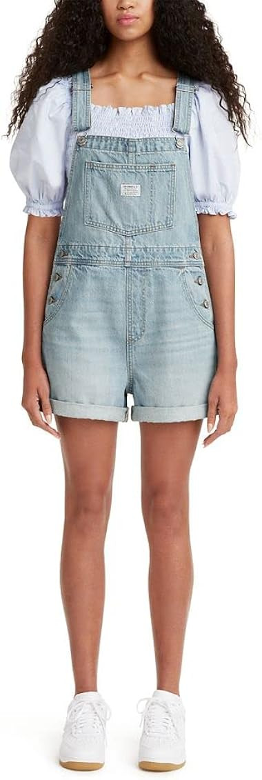 Levi's womens Premium Vintage Shortalls | Amazon (US)