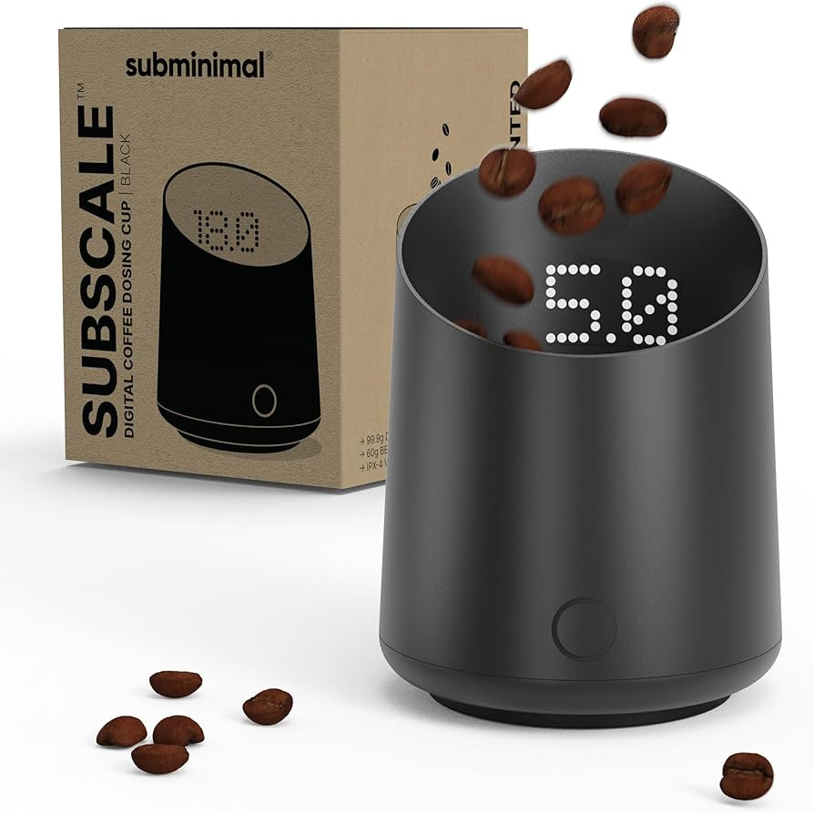 Subminimal Subscale Digital Dosing Cup with LED Display – Sleek & Precise Coffee Bean Weight Sc... | Amazon (US)