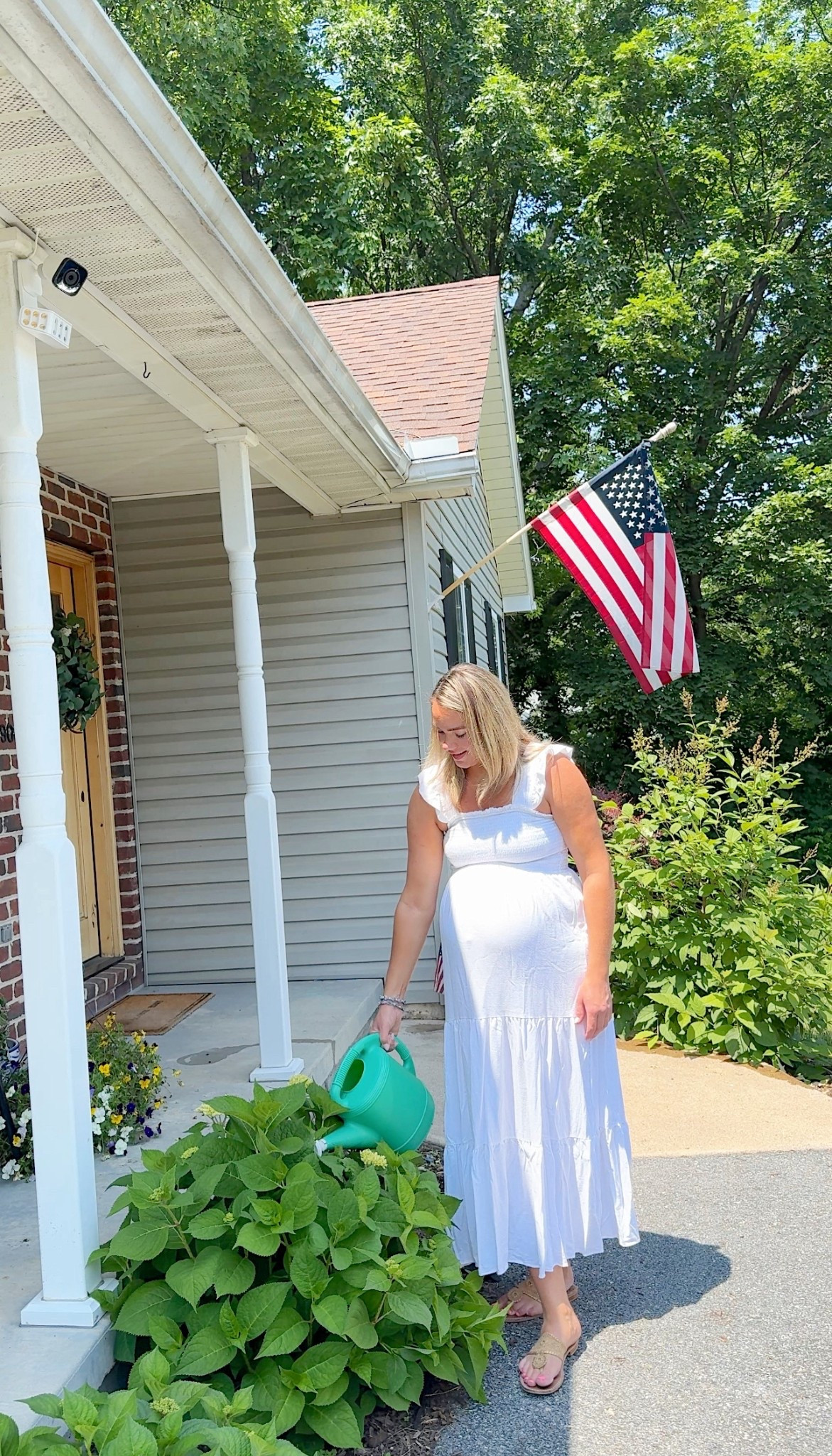 Will be wearing this dress the rest of pregnancy and into postpartum. So comfortable and the quality is great. I’m 5’10 and sized up one for the bump. Use my code SPRINGTIMEBROOKE for 15% off your order!🤍🤍🤍 

#LTKStyleTip #LTKSummerEdit #LTKBump