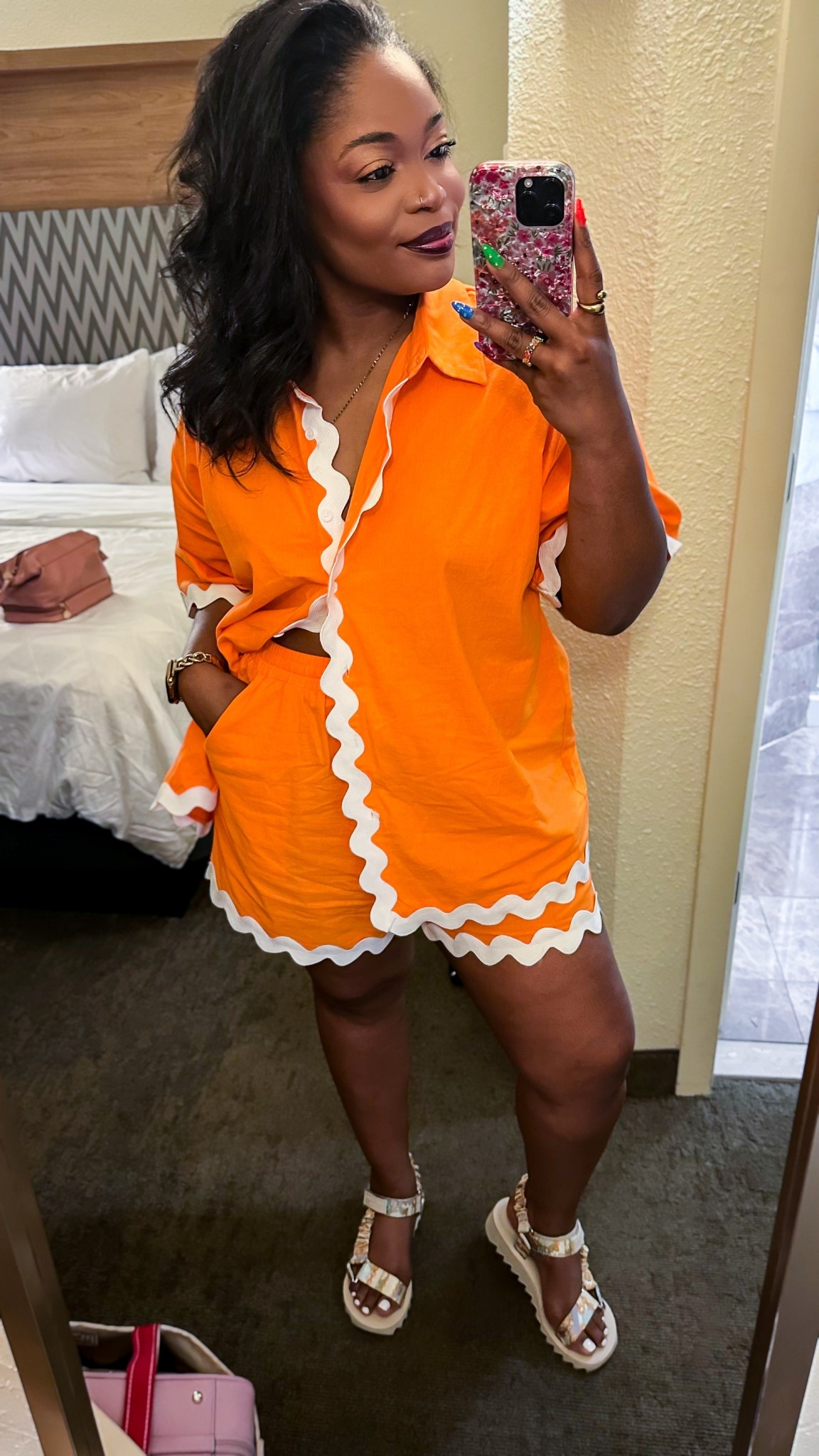 The is the perfect fun, colorful, comfy two piece set - best of all it’s for my fellow girlies who prefer their arms be covered!

#LTKStyleTip #LTKSummerEdit #LTKFindsUnder50