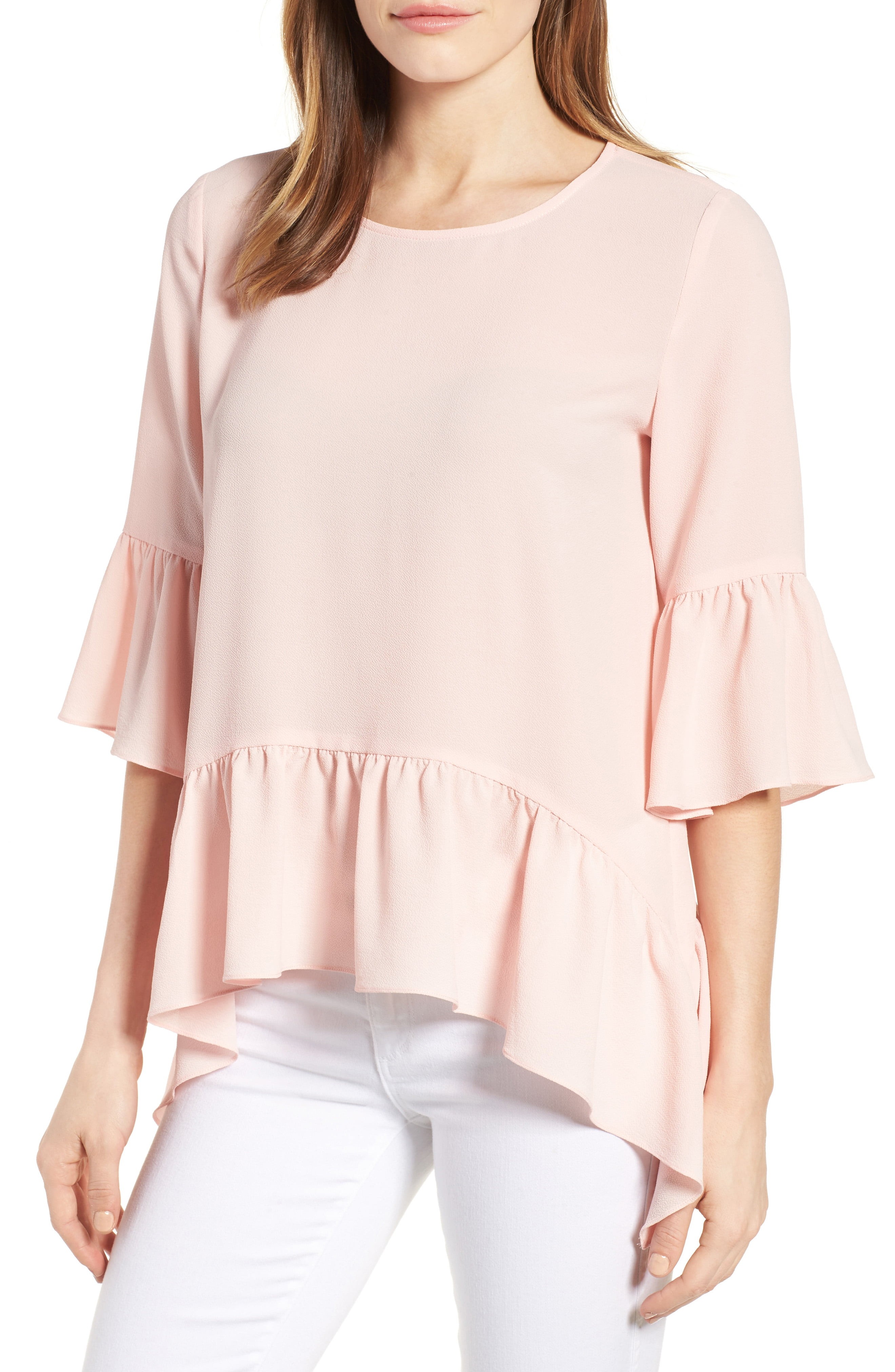 Ruffled Handkerchief Hem Top | Nordstrom