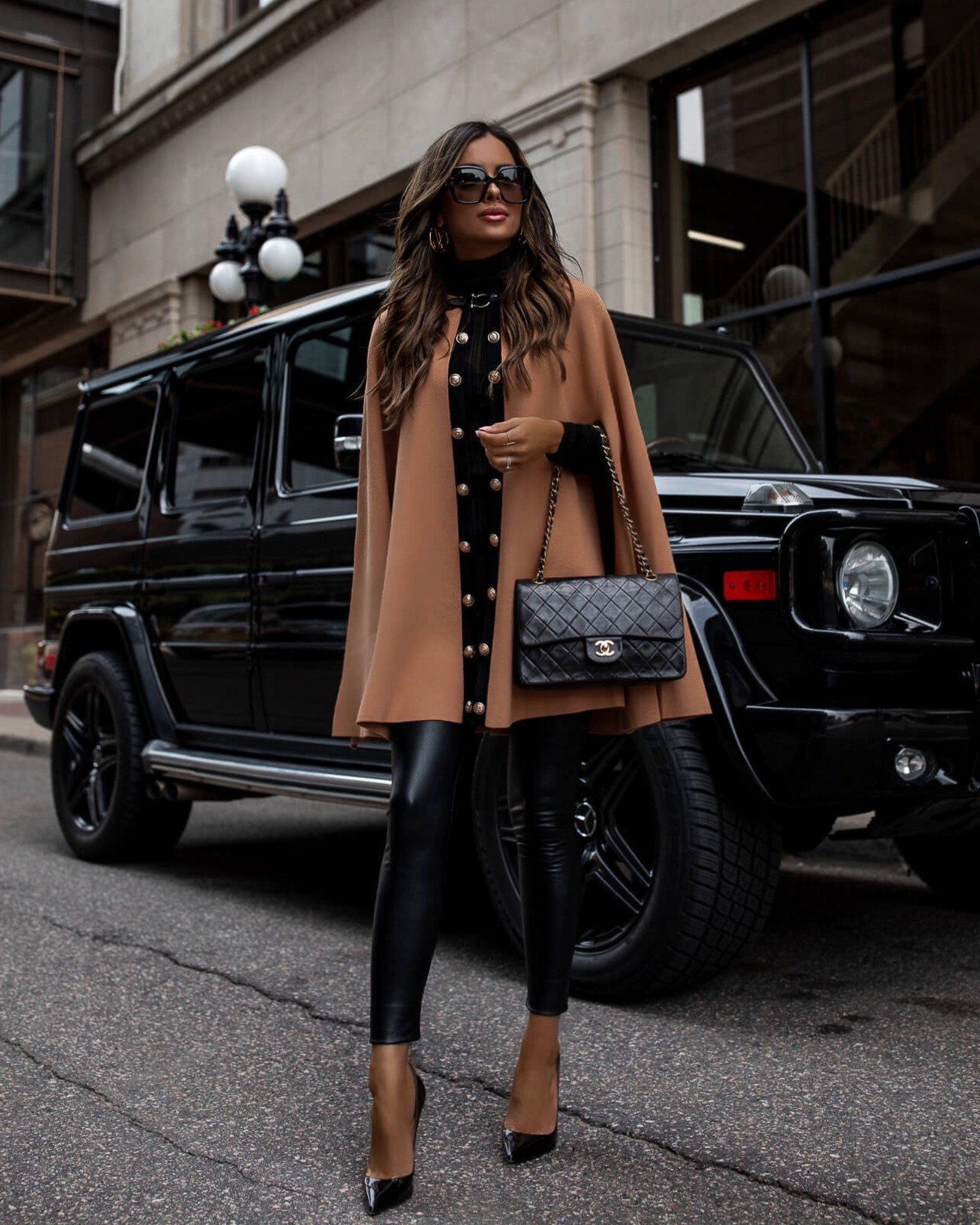 Workwear outfit / office outfit
My Karen Millen poncho is in stock at Nordstrom in black
Save 25% off my commando leggings 

#LTKWorkwear #LTKSeasonal #LTKSaleAlert