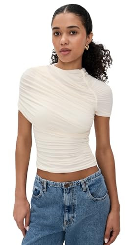 Ronny Kobo Women's Vega Top, Ivory, L | Amazon (US)