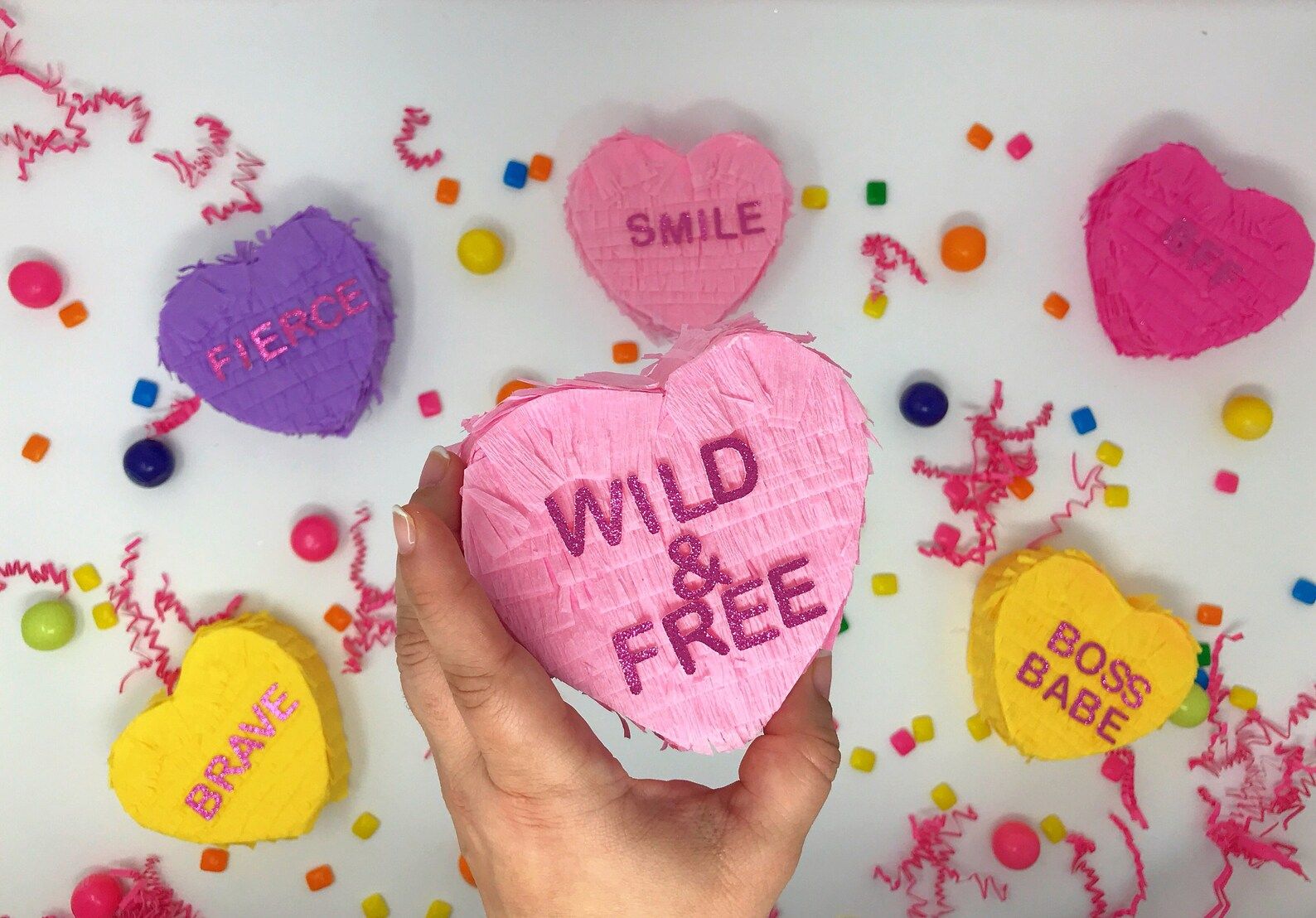 Heart Piñata Mini Galentine's Day Valentine's Day | Etsy | Etsy (US)